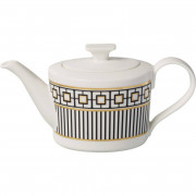 Чайник з кришкою Villeroy & Boch MetroChic 1.2 л білий/золото/чорний 10-4652-0460