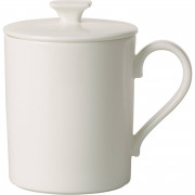 Кружка с крышкой Villeroy & Boch MetroChic blanc Gifts 0.3 л белый 10-4482-4855