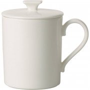 Кружка з кришкою Villeroy & Boch MetroChic blanc Gifts 0.3 л білий 10-4482-4855