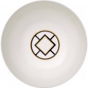 Салатница Villeroy & Boch MetroChic 23 см белый/золото/черный 10-4652-3170