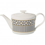 Чайник с крышкой Villeroy & Boch MetroChic Gifts 0.4 л белый /золото/черный 10-4483-0530