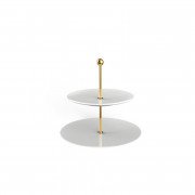 Двухуровневый поднос Villeroy & Boch MetroChic blanc Gifts 27.5 см белый 10-4482-7880