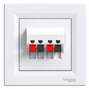 Аудіорозетка Schneider Electric Asfora пластик білий EPH5700121