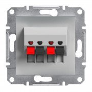 Аудиорозетка Schneider Electric Asfora пластик алюминий EPH5700161
