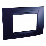 Рамка 3-модульна Schneider Electric Unica Allegro пластик індиго MGU4.103.42