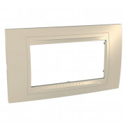 Рамка 4-модульная Schneider Electric Unica Allegro пластик песчаный MGU4.104.67
