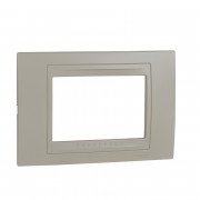Рамка 3-модульная Schneider Electric Unica Allegro пластик песчаный MGU4.103.67
