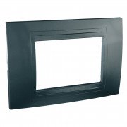 Рамка 3-модульная Schneider Electric Unica Allegro пластик графит MGU4.103.62