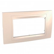 Рамка 4-модульна Schneider Electric Unica Allegro пластик крем MGU4.104.59
