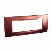 Рамка 6-модульная Schneider Electric Unica Allegro пластик теракот MGU4.106.51