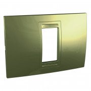 Рамка 1-модульна Schneider Electric Unica Allegro пластик золото MGU4.101.64