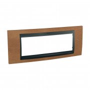 Рамка 6-модульна Schneider Electric Unica Top черешня/графіт MGU66.106.2M2