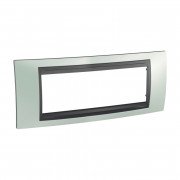 Рамка 6-модульна Schneider Electric Unica Top смарагдовий/графіт MGU66.106.294