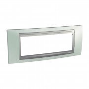 Рамка 6-модульна Schneider Electric Unica Top смарагдовий/алюміній MGU66.106.094