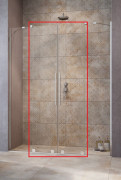 Створки душевой двери Radaway Furo DWD 43.8х200 см раздвижные хром/прозрачное стекло 10108438-01-01