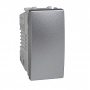Выключатель Schneider Electric Unica 1-клавишный схема 6 алюминий MGU3.103.30