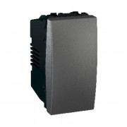 Выключатель Schneider Electric Unica 1-клавишный 16А схема 1 графит MGU3.161.12