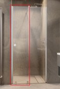 Створка душевой двери Radaway Furo DWJ RH 49.2х200 см раздвижная правая хром/прозрачное стекло 10107492-01-01RU