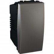 Выключатель проходной Schneider Electric Unica 1-клавишный 16А схема 6 графит MGU3.163.12