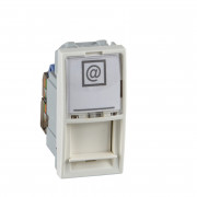 Комп'ютерна розетка Schneider Electric Unica RJ45 категорія 5e UTP слонова кістка MGU3.410.25