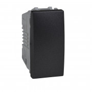Выключатель Schneider Electric Unica кнопочный 10А графит MGU3.106.12