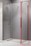 Душова бічна стінка Radaway Furo KDJ 100×200 см прозоре скло 10113100-01-01