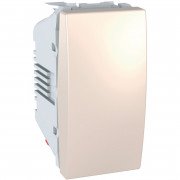 Выключатель Schneider Electric Unica кнопочный 10А слоновая кость MGU3.106.25