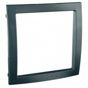 Декоративна вставка для рамок Schneider Electric Unica Colors 2 модуля графіт MGU4.000.62