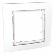 Рамка 1-постовая Schneider Electric Unica Colors белый MGU4.002.18