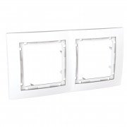 Рамка 2-постова Schneider Electric Unica Colors білий MGU4.004.18