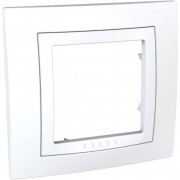Рамка 1-постовая Schneider Electric Unica Basic белый MGU2.002.18