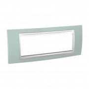 Рамка 6-модульная Schneider Electric Unica Plus морская волна/белый MGU6.106.870