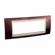 Рамка 6-модульна Schneider Electric Unica Plus теракотовий/слонова кістка MGU6.106.551