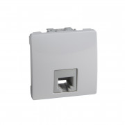 Телефонная розетка Schneider Electric Unica RJ11 4 контакта 2 модуля белый MGU3.492.18