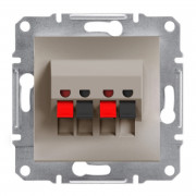 Аудиорозетка Schneider Electric Asfora пластик бронза EPH5700169