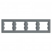Рамка 4-постова Schneider Electric Asfora горизонтальна пластик сталь EPH5800462