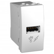Розетка USB Schneider Electric Unica 1-модуль белый MGU3.428.18