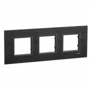 Рамка 3-постовая Schneider Electric Unica Class черный камень MGU68.006.7Z1