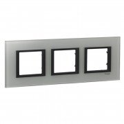 Рамка 3-постова Schneider Electric Unica Class біле скло MGU68.006.7C2