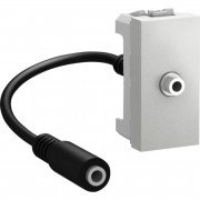 Розетка Mini jack Schneider Electric Unica 3,8 м алюминий MGU3.433.30