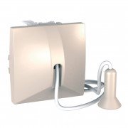 Выключатель Schneider Electric Unica кнопочный со шнурком слоновая кость MGU3.226.25