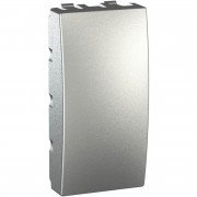 Заглушка Schneider Electric Unica 1 модуль пластик алюминий MGU9.865.30