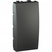 Заглушка Schneider Electric Unica 1 модуль пластик графит MGU9.865.12