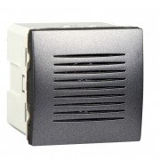 Дзвінок електронний Schneider Electric Unica 2 модуля графіт MGU3.786.12