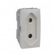 Розетка Schneider Electric Unica із захисними шторками 10А слонова кістка MGU3.031.25