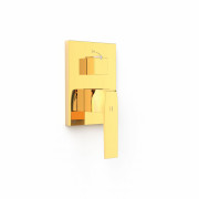 Змішувач для душу Tres Slim Exclusive (2 канали) вбудований одноважільний золото 20228001OR