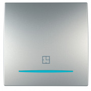 Таймер Schneider Electric Unica натискний 8А алюміній MGU3.535.30