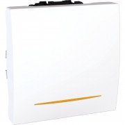 Выключатель проходной Schneider Electric Unica схема 6 с индикацией белый MGU3.263.18S