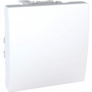 Выключатель Schneider Electric Unica кнопочный 2 модуля белый MGU3.206.18