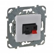 Аудио розетка Schneider Electric Unica 2 модуля белый MGU5.486.18ZD